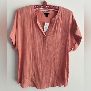 Peach blouse, Ann Taylor Factory